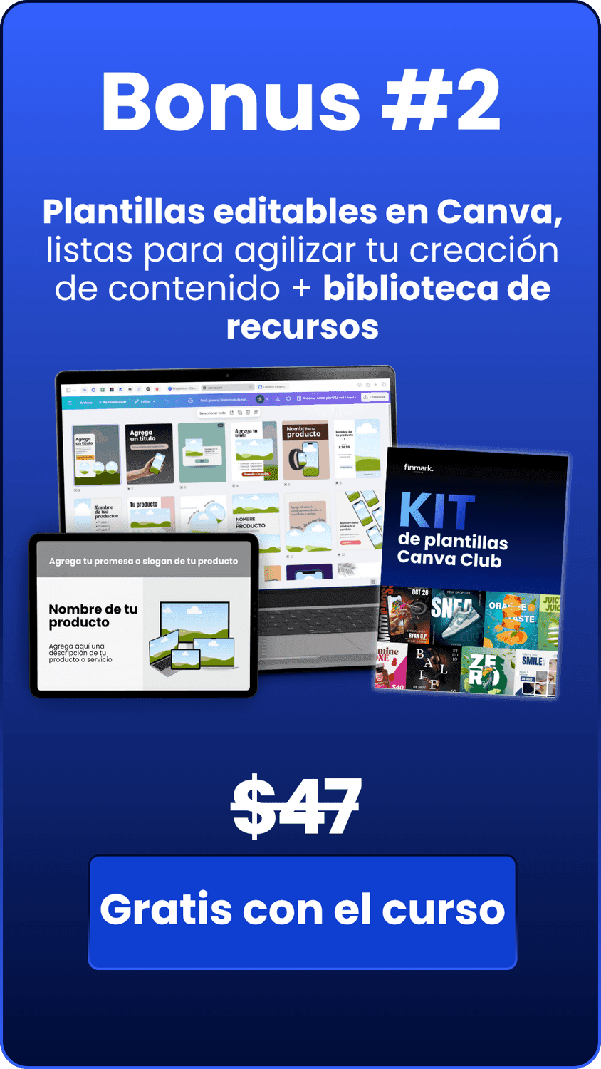 Plantillas editables + biblioteca de recursos